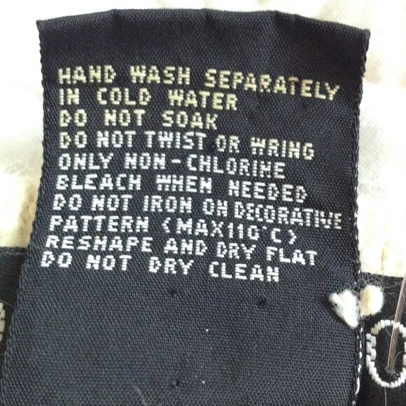 VTG IB Diffusion "L" Silk, Angora, Lambswool; Embellished; Eclectic Grandmother - Picture 5 of 5